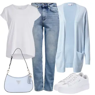 Prekrasan Outfit sa Plava/Svjetloplava Traperice Ravne Nogavice/Dad Traperice/Girlfriend Traperice/Mom Jean/Vintage traperice/Zimska jakna/High Waist Traperice/Muška Kožna Jakna/Sužene Traperice/Traperice s Prorezom/Boyfriend Jeans Only "Lagana odjeća"Look: Rap, Stil, cool, klasický, Vintage, 90-ich, Prekrasan