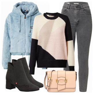 Outfit mit Blau Ellesse "Herbstlicher Look"