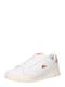 LACOSTE Sneaker ''''TWIN SERVE'''' rosegold / koralle / weiß