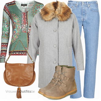 Outfit met Laars EL NATURALISTA "Winterlook voor modieuze vrouwen"