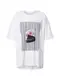 Noisy may Shirt ''''Ida'''' weiß / grau / pink