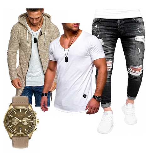 Beige Overall Amaci&Sons kombinieren