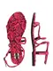 BUFFALO Sandale schwarz / neonpink