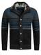 INDICODE JEANS Strickjacke Josha blau / dunkelgrau / schwarz