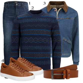 outfit mit Turkizna Denim Jakna BILLABONG "Priložnostna oblačila"