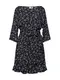 GAP Kleid RFL HEM WRAP DRS - PRINT violettblau / schwarz
