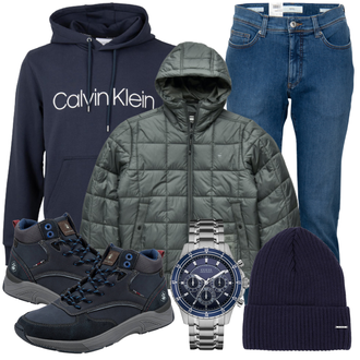 Outfit mit Schwarz Stiefel Lumberjack "Cooles Outfit"