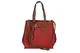 RIEKER Henkeltasche rot / braun