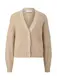 Comma CI Strickjacke aus Baumwolle, beige, size: 38 DE