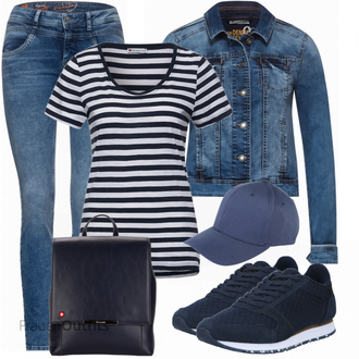 Outfit mit Schwarz Schuh Sneaker WODEN "Perfekt für die Freizeit"