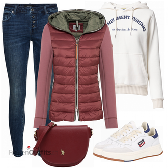 Outfit mit Weiß Sneaker GANT "Modischer Look für den Herbst"