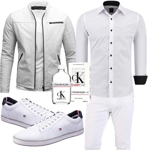Weiß Accessoire J'S FASHION kombinieren