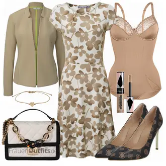 Outfit mit Schwarz High Heel Guess "Perfekter Look für das Büro"