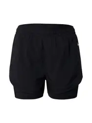 NIKE Sportshorts ''''Tempo Luxe'''' schwarz / silber