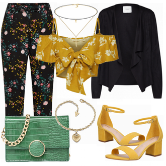Outfit mit Gelb Top BILLABONG "BILLABONG Shirt"