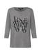 MORE & MORE Langarmshirt graumeliert