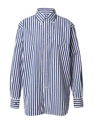 Polo Ralph Lauren Bluse dunkelblau / weiß