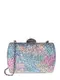 Mascara Clutch blau / rosa