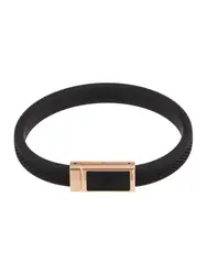 LACOSTE Armband gold / schwarz