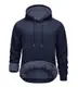 TACVASEN Herren Kapuzenpullover Warme Fleece Sweatshirts Baumwolle Hoodie Langarm mit Kapuze (M, Navy)