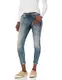 G-STAR RAW Damen Skinny Jeans Arc 3D Mid Waist Skinny, Blau (Medium Aged 8968-071), 28W / 36L