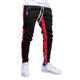 Jogginghose Herren Trainingshose mit Reissverschluss Abreißhose Freizeithose Lang Sport Männer Trainingshose Spring Sportswear