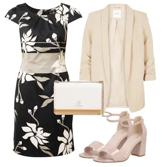 Outfit s Bílá Malá Taška/Doplňek/Taška/Taška Přes Rameno Ted Baker "Outfit na léto"