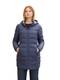 TOM TAILOR Denim Damen Steppmantel mit Kapuze 1031391, 10786 - Indigo Ink Blue, M