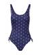 Mint&berry Badeanzug navy / weiß