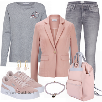 Outfit mit Grau EDC by Esprit "puma"