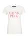 COMMA T-Shirt wei / pink