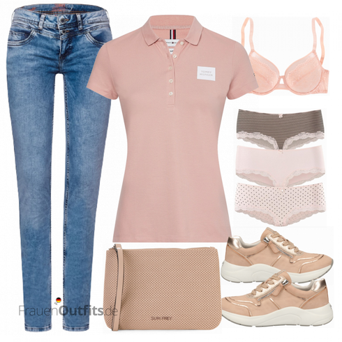 Rosa/Beige/Blau Damenunterwäsche und Badebekleidung Lascana kombinieren