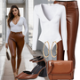 Comment porter des Escarpins et Talons Hauts avec Pantalon en Cuir image