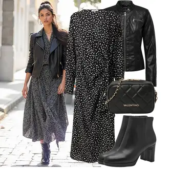 Col Montant tenues avec Noir/Rouge Veste de Moto/Veste de Motard/Veste en Cuir/Veste en Simili Cuir Only "Tenue d'automne tendance"
