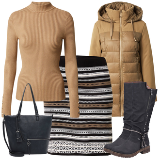 Zima Outfit sa Kaki/Smeđa/Bež Donja Jakna/Puferica Jakna/Izuzetna jakna/Zimska Jakna/Parka Prijelazna Jakna/Održiva jakna/Zimska Parka/Jesenska jakna Only "Zimski outfit"