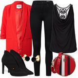Jerseyblusen ohne Verschluss Outfits image