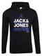 JACK & JONES Herren JCOSTAR Sweat Hood NOV LTN Kapuzenpullover (M, Black Star)