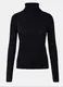 Schwarze Rollkragenpullover