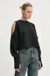 Bombaen pulover enski, rna barva, 50530445
