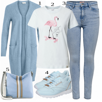 Outfit sa Siva Tenisica Reebok Classic "Tvoj otmjeni outfit"