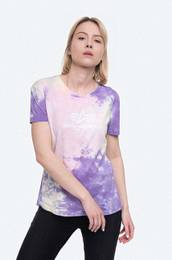 Bombana kratka majica Basic Tee Batik Wmn enska, roza barva