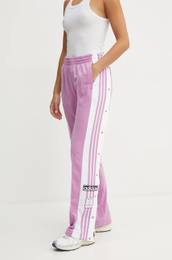 Spodnji del trenirke Adibreak Pant vijolina barva, IY2129