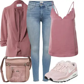 Jeans Outfits mit Rot/Rosa/Lila Mantel/Bluse und Tunika/Bluse Große Größe/Anzug BlusenBlazer/Boyfriend Blazer/Lederjacke/Cord­ Blazer/Eleganter Blazer/LongBlazer/Oversize Blazer/KurzBlazer/Lederjacke für Männer About You "Street Style Outfit"