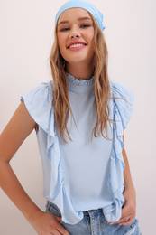 Dmsk halenka Trend Alaat Stili Ruffle
