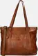 Bear Design Schoudertas Cow Lavato Leer - cognac