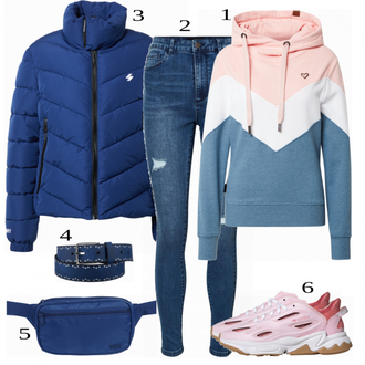 apranga su Mėlyna Odinė Striukė Superdry "8"