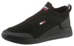 Tommy Jeans Sneaker schwarz / weiß / rot