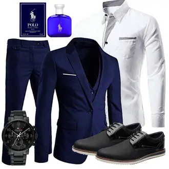 Outfit mit Mischfarben RALPH LAUREN "Business Outfit"