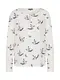 STREET ONE Langarmshirt rosa / offwhite