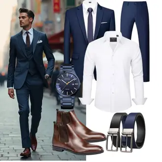 Business Outfits Schön mit BESTKEE "Business Outfit"Look: Boyfriend, Schön, Metal, Lack
